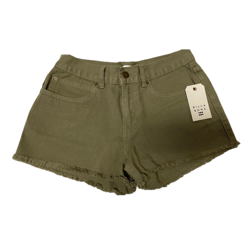 Billabong Drift Away Frayed Denim Shorts